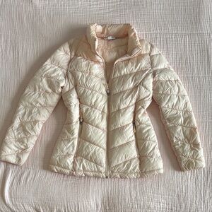 Pink Quilted Puffer Jacket